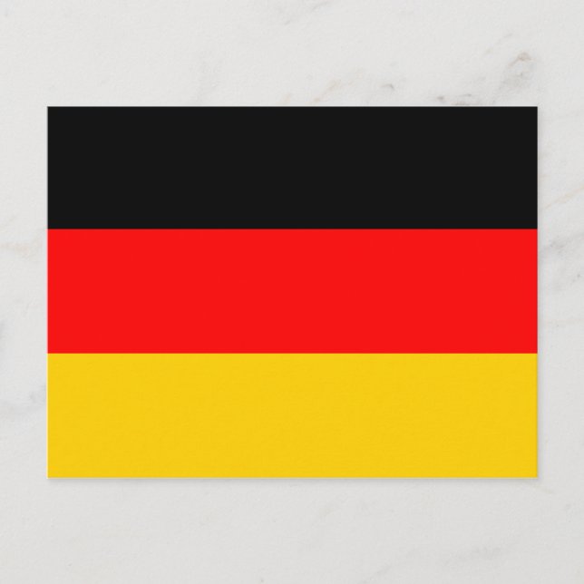 Postal Bandera de Alemania (Anverso)