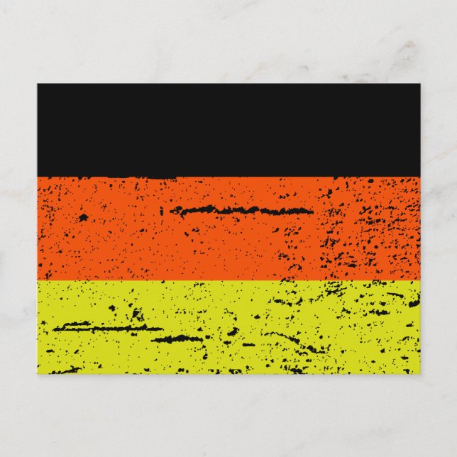 POSTAL BANDERA DE ALEMANIA (Anverso)