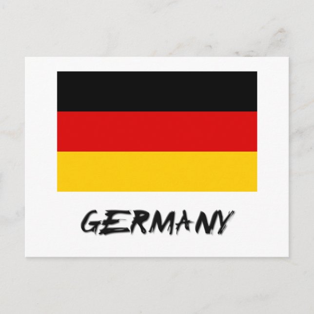 Postal Bandera de Alemania (Anverso)