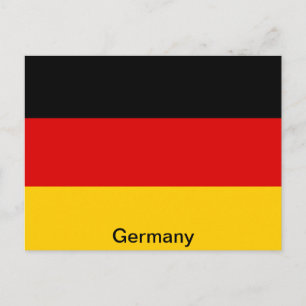 Postal Bandera de Alemania
