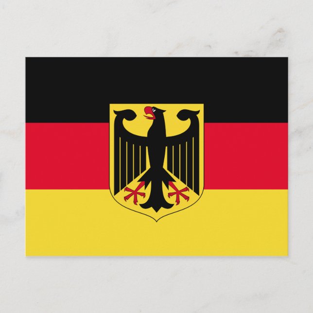 Postal Bandera de Alemania (Anverso)