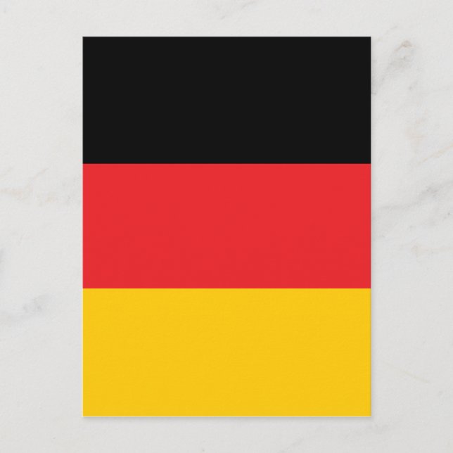 Postal Bandera de Alemania (Anverso)