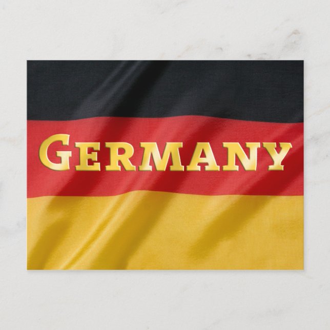 Postal Bandera de Alemania (Anverso)