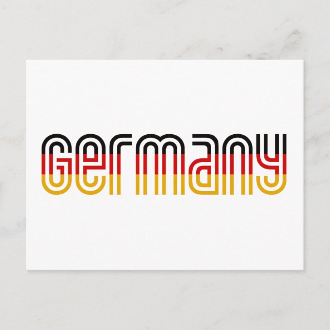 Postal ¡Bandera de Alemania! (Anverso)