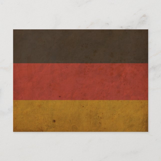 Postal Bandera de Alemania de época (Anverso)