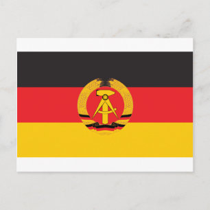 Postal Bandera de Alemania Oriental