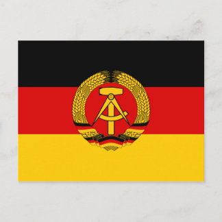 Postal Bandera de Alemania Oriental