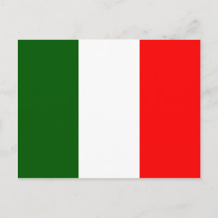 Postal Bandera de alta calidad de Italia
