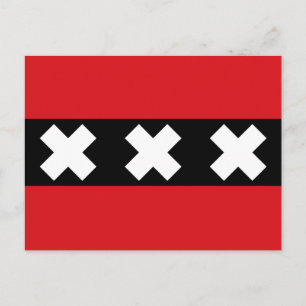 Postal Bandera de Ámsterdam