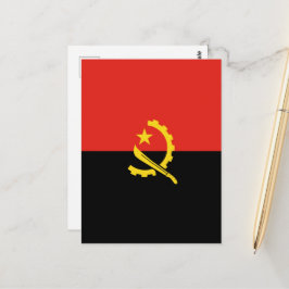 Postal Bandera de Angola