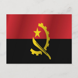 Postal Bandera de Angola