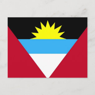 Postal Bandera de Antigua y Barbuda