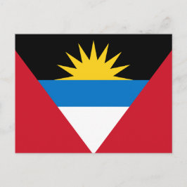 Postal Bandera de Antigua y Barbuda, Antigua Barbudan