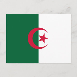 Postal Bandera de Argelia