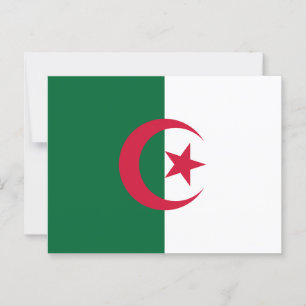 Postal Bandera de Argelia