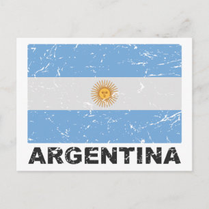 Postal Bandera de Argentina