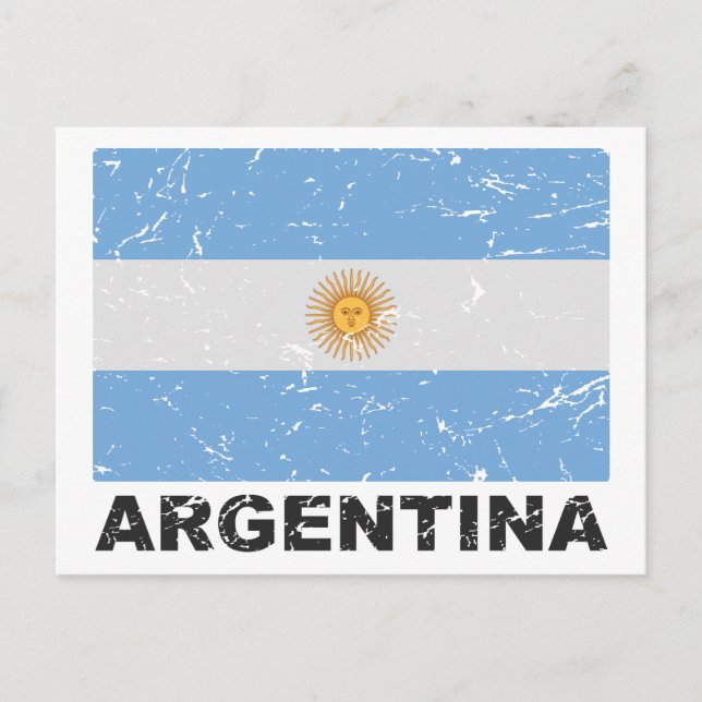 Postal Bandera de Argentina (Anverso)