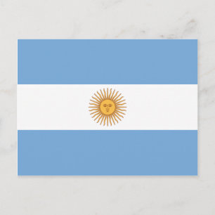 Postal Bandera de Argentina