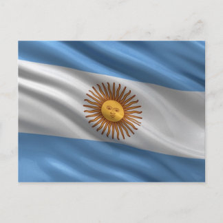 Postal Bandera de Argentina
