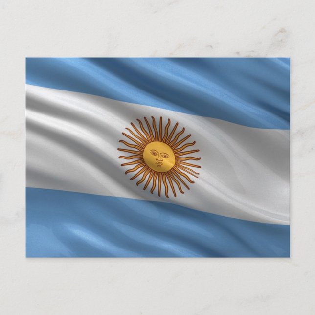 Postal Bandera de Argentina (Anverso)