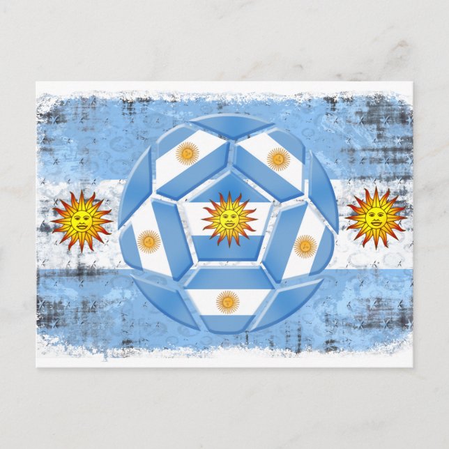 Postal Bandera de Argentina (Anverso)