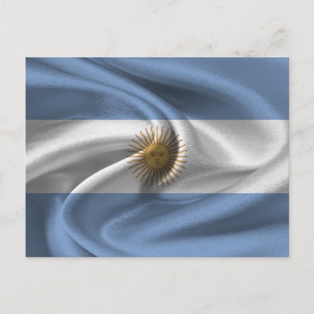 Postal Bandera de Argentina (Anverso)