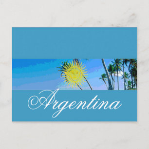 Postal Bandera de Argentina