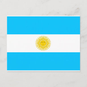 Postal Bandera de Argentina