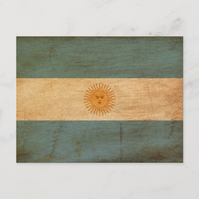 Postal Bandera de Argentina (Anverso)