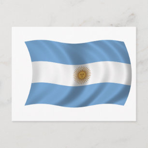 Postal Bandera de Argentina