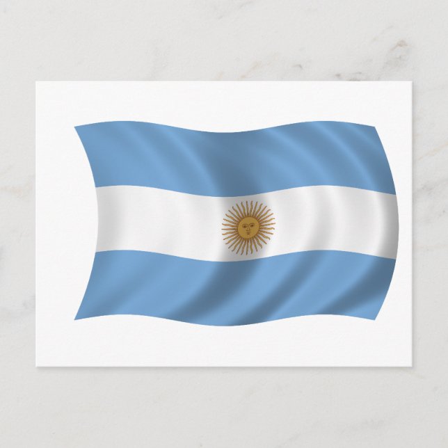 Postal Bandera de Argentina (Anverso)