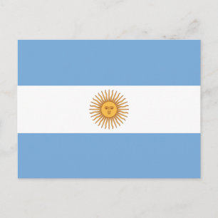 Postal Bandera de Argentina