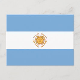 Postal Bandera de Argentina