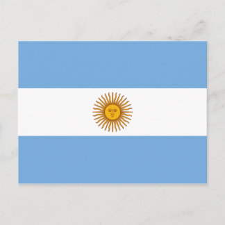 Postal Bandera de Argentina