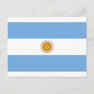 Postal Bandera de Argentina - Bandera de Argentina