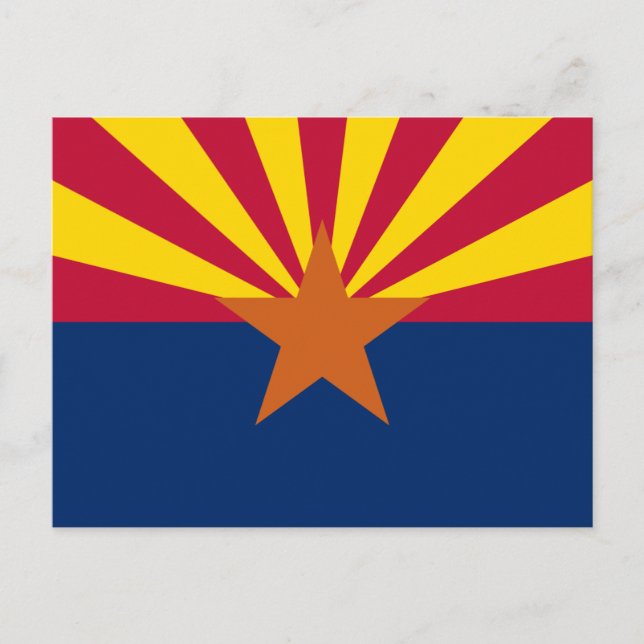 Postal Bandera de Arizona (Anverso)