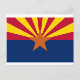 Postal Bandera de Arizona