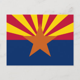 Postal Bandera de Arizona