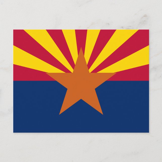 Postal Bandera de Arizona (Anverso)