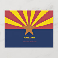 Bandera de Arizona con eslogan