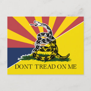 Postal Bandera de Arizona y Gadsden