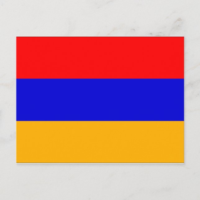 Postal Bandera de Armenia (Anverso)