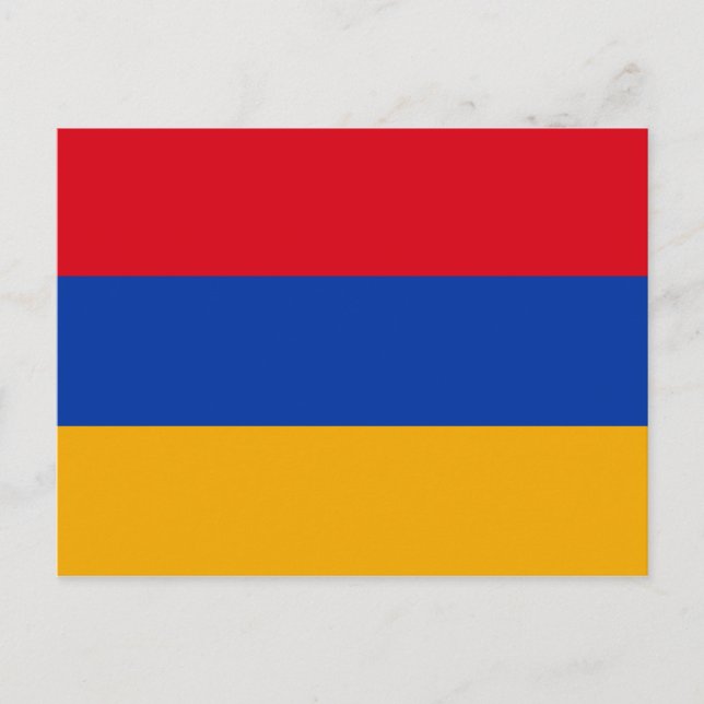Postal Bandera de Armenia (Anverso)