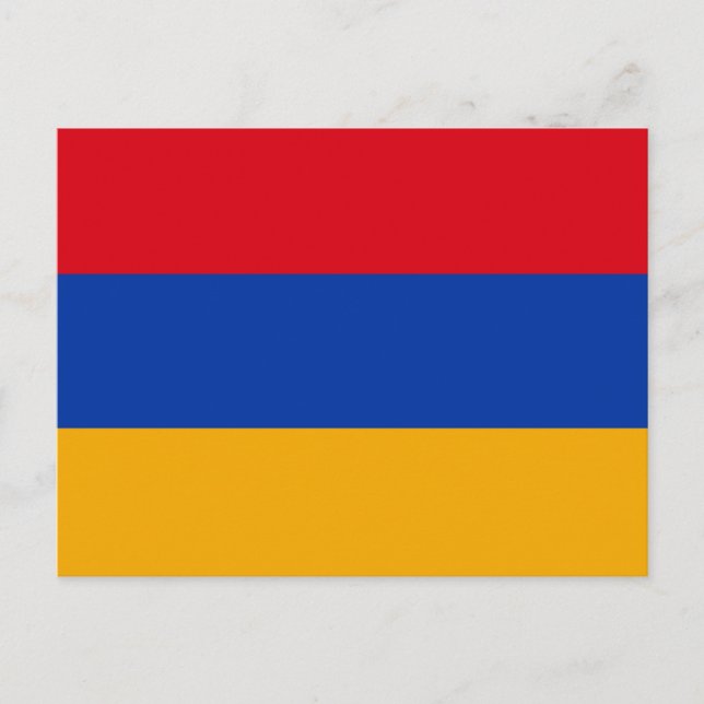 Postal Bandera de Armenia (Anverso)