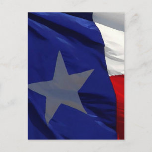 Postal Bandera de Arte Pop de Texas
