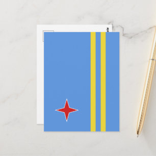 Postal Bandera de Aruba