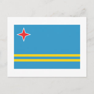 Postal Bandera de Aruba