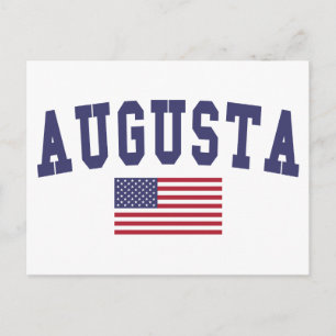 Postal Bandera de Augusta US