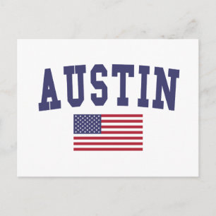 Postal Bandera de Austin US