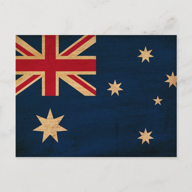 Postal Bandera de Australia (Anverso)